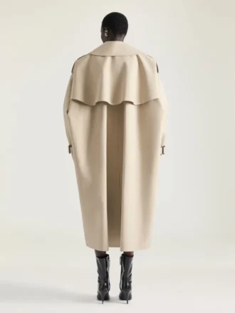 kokon-trenchcoat i bomuld