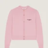 Kort cardigan i uld og kashmir Kort cardigan i uld og kashmir