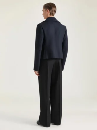 Kort peacoat i uld