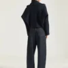 Kort peacoat i uld Kort peacoat i uld