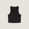 Kort tanktop i bomuld med Givenchy Paris-print Kort tanktop i bomuld med Givenchy Paris-print
