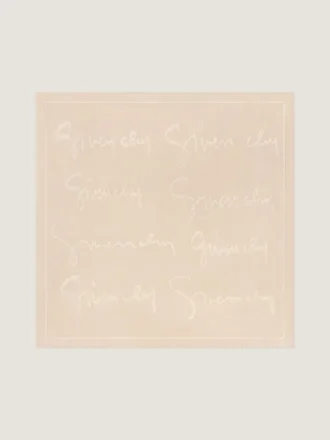 Kvadrat i silkejacquard med Givenchy-signatur