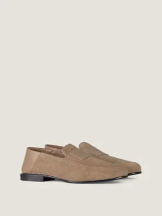 Label-loafers i ruskind