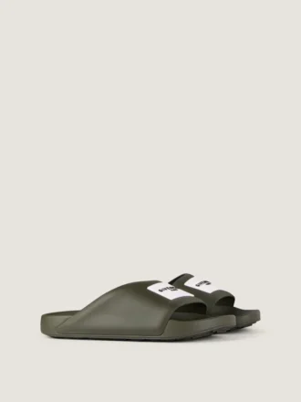 Label Slide-mules i gummi Label Slide-mules i gummi