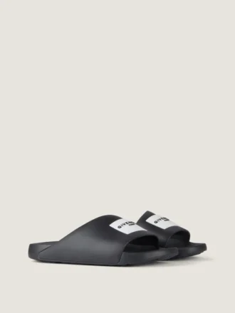 Label Slide-mules i gummi Label Slide-mules i gummi