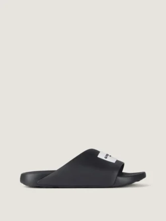 Label Slide-mules i gummi Label Slide-mules i gummi