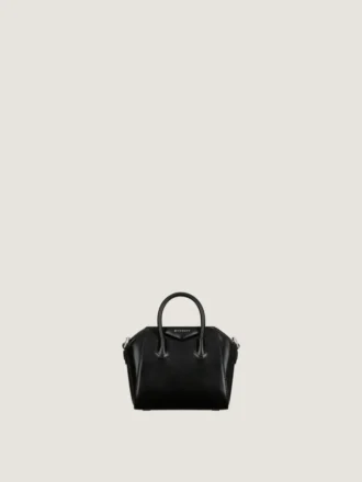 Micro Antigona Bag i Box-læder