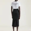 Midi-kjole i crepe cady Midi-kjole i crepe cady