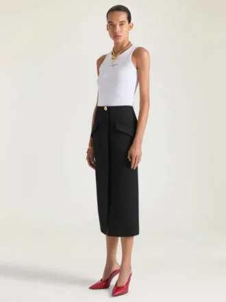 Tanktop i Slim Fit i bomuld med Givenchy Paris-print