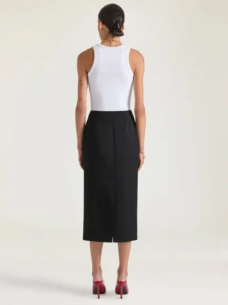 Tanktop i Slim Fit i bomuld med Givenchy Paris-print