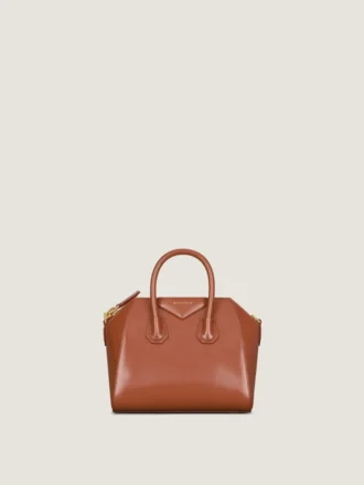 Mini Antigona Bag i Box-læder