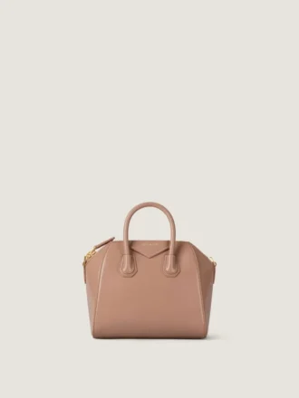 Mini Antigona Bag i Box-læder
