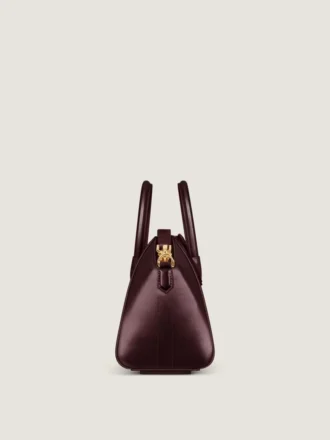 Mini Antigona Bag i Box-læder