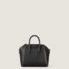 Mini Antigona Bag i Box-læder med nitter