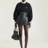 Fleece-sweatshirt med Givenchy-stempelprint Fleece-sweatshirt med Givenchy-stempelprint
