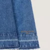Minikjole i mellemblå denim