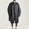 Parka i læder