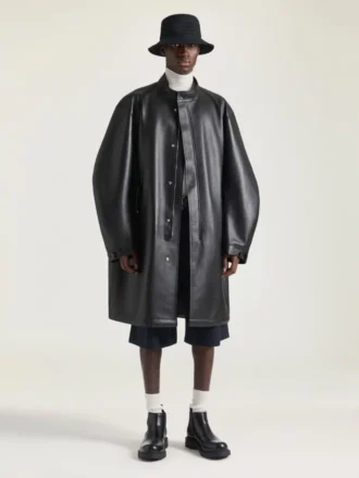 Parka i læder Parka i læder