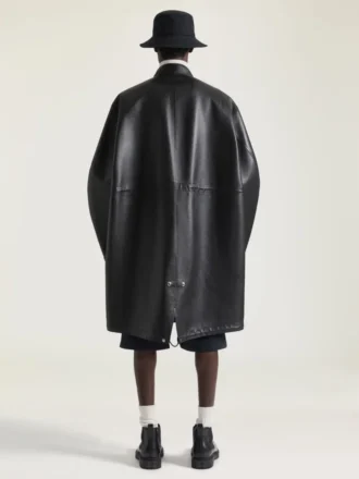Parka i læder Parka i læder