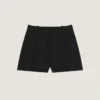 Plisserede shorts i uld