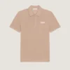 Polo i bomuld med Givenchy Paris grosgrain