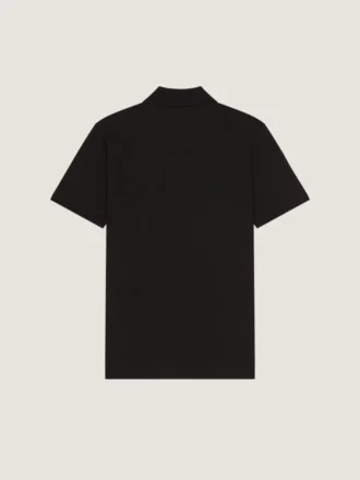 Polo i bomuld med Givenchy Paris grosgrain