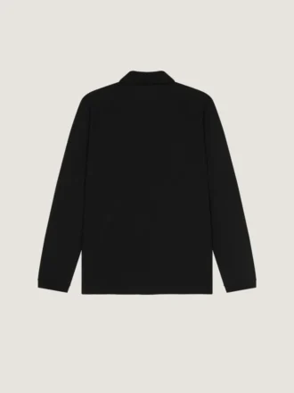 Polo i bomuld med Givenchy Paris grosgrain