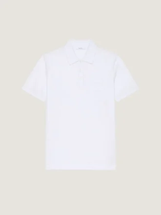 Polo i bomuld med Givenchy-patch