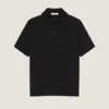 Polo i bomuld med grosgrain-detaljer Polo i bomuld med grosgrain-detaljer
