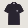 Polo i piqué-bomuld med Givenchy Paris-broderi Polo i piqué-bomuld med Givenchy Paris-broderi