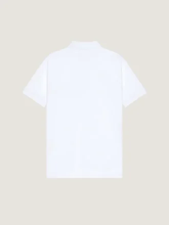 Polo i piqué-bomuld med Givenchy Paris-broderi