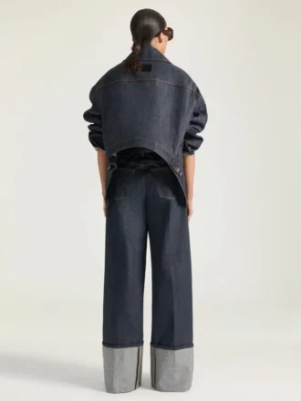 Rå jeans med opsmøg