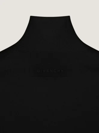 Rullekravesweater i kashmirstrik
