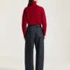 Rullekravesweater i uld og kashmir Rullekravesweater i uld og kashmir