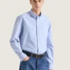 Skjorte i bomulds-oxford med Givenchy Paris-broderi Skjorte i bomulds-oxford med Givenchy Paris-broderi