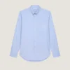Skjorte i bomulds-oxford med Givenchy Paris-broderi Skjorte i bomulds-oxford med Givenchy Paris-broderi