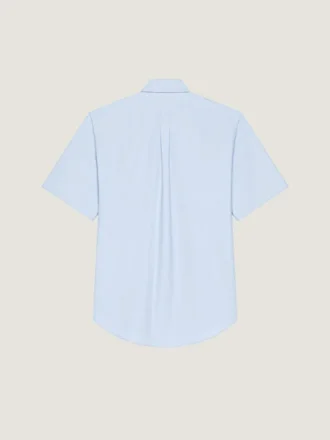 Skjorte i bomulds-oxford med Givenchy Paris-jacquard