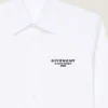 skjorte i bomuldspoplin med broderet Givenchy-stempel skjorte i bomuldspoplin med broderet Givenchy-stempel