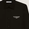 skjorte i bomuldspoplin med broderet Givenchy-stempel
