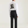 Skjorte i poplin med klapperbræt-print Skjorte i poplin med klapperbræt-print