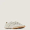 Slanke sneakers i malet mesh og ruskind Slanke sneakers i malet mesh og ruskind
