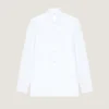 Slim Fit-skjorte i poplin med Givenchy-broderi