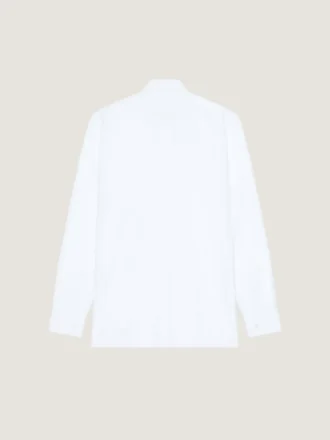 Slim Fit-skjorte i poplin med Givenchy-broderi