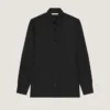 Slim Fit-skjorte i poplin med Givenchy-broderi