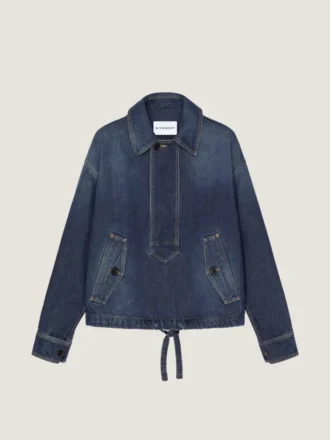 Smockjakke i rå denim Smockjakke i rå denim