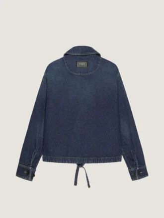 Smockjakke i rå denim Smockjakke i rå denim