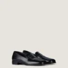 Smoking-loafers i læder