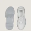 Sneakers i skinnende polstret læder Sneakers i skinnende polstret læder