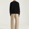 Sweater i bomuldsstrik med Givenchy Paris-broderi Sweater i bomuldsstrik med Givenchy Paris-broderi