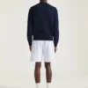Sweater i bomuldsstrik med Givenchy Paris-broderi